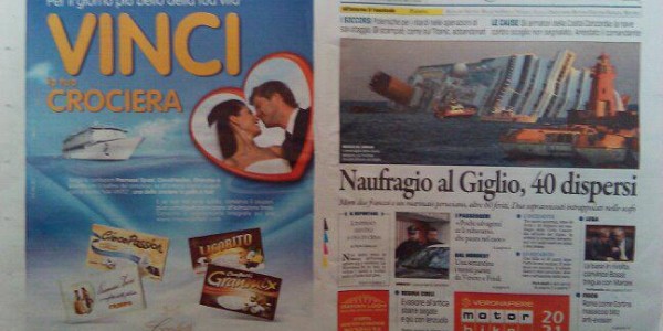 Vinci una crociera - Naufragio Giglio